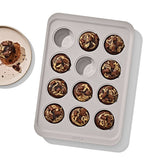 Non-Stick Pro Ceramic Coated Metal Bakeware 12 Cup Muffin Pan K2