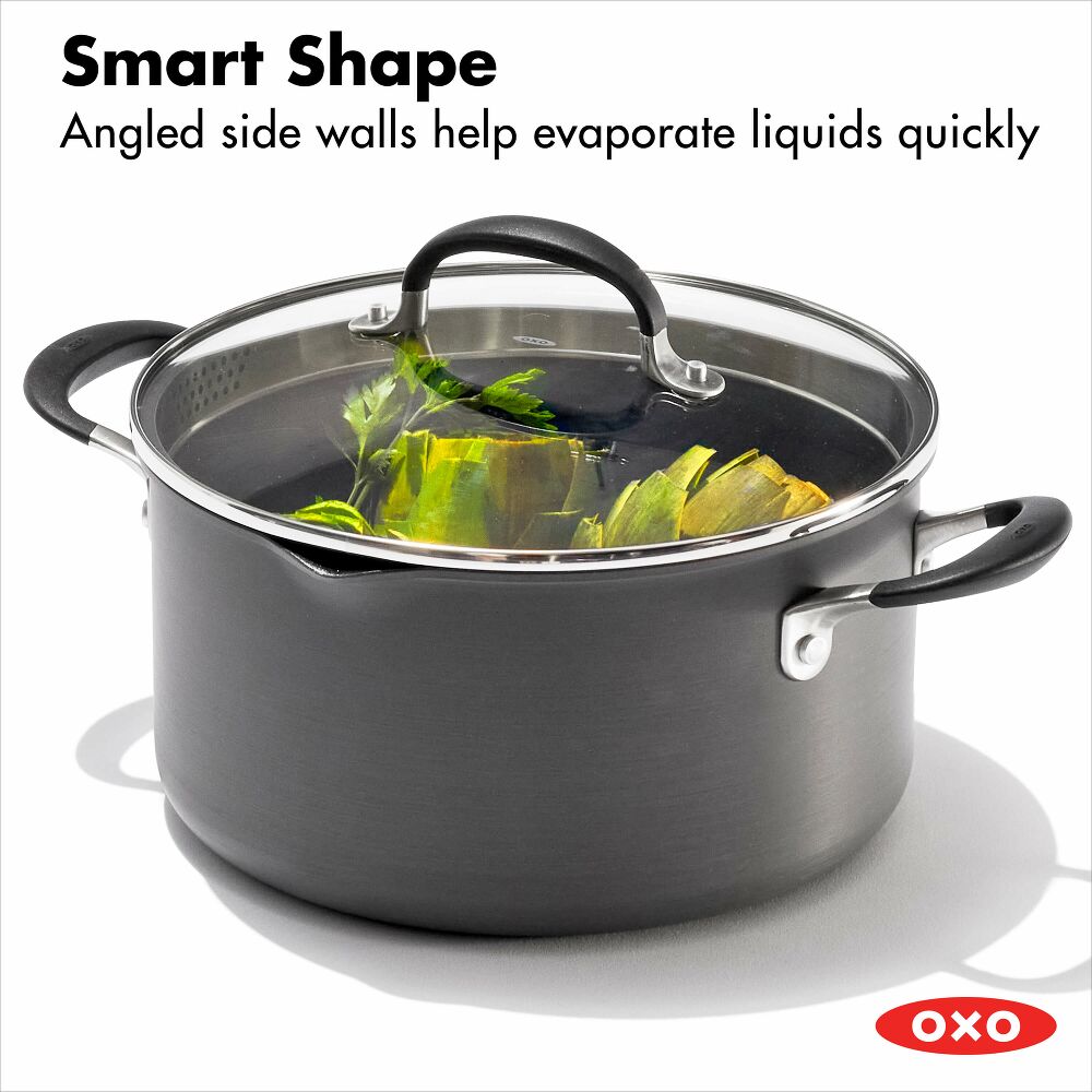 Non-Stick 6-Quart Stock Pot with Lid Q2
