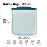 Silicone Reusable Bag - Gallon Bag (128 oz) - Lagoon R4