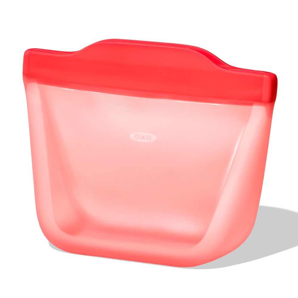 Silicone Reusable Bag - Stand-Up Snack (12 oz) – Watermelon B3
