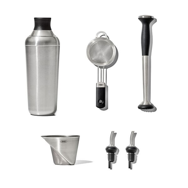 Steel 6-Piece Barware Set X5