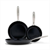 Enhanced Non-Stick 3-Piece Frypan Set — Black J6