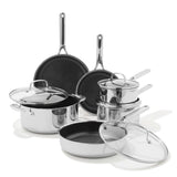 Trident Hybrid Non-Stick Stainless Steel 10-Piece Set U1