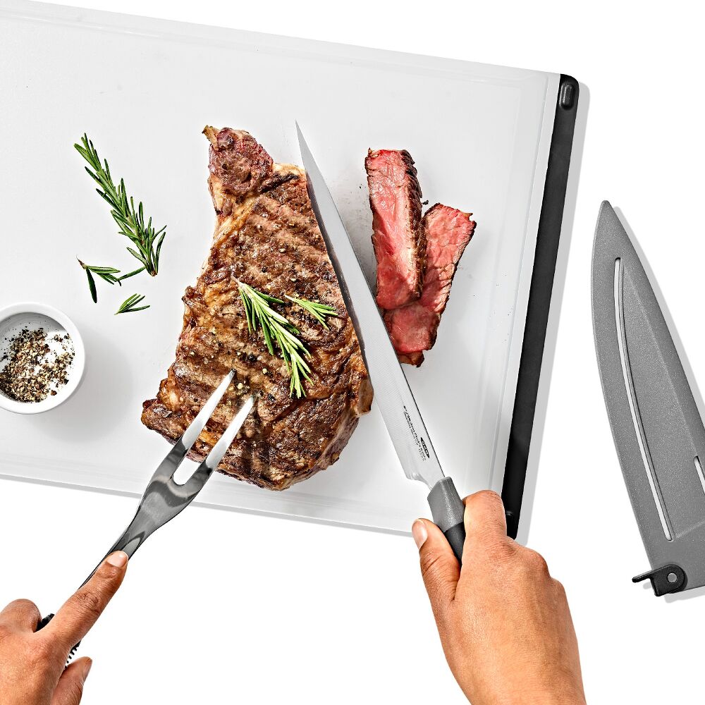 8 in Chefs Knife with Locking Sheath Y4
