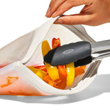 Silicone Reusable Bag - Gallon Bag (128 oz) - Oat T4