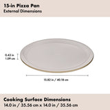 Non-Stick Pro Ceramic Coated Metal Bakeware 15” Pizza Pan U4