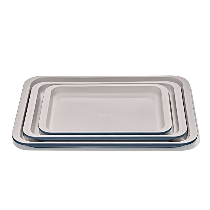 Non-Stick Pro Ceramic Coated Metal Bakeware 3 Pc Set R1