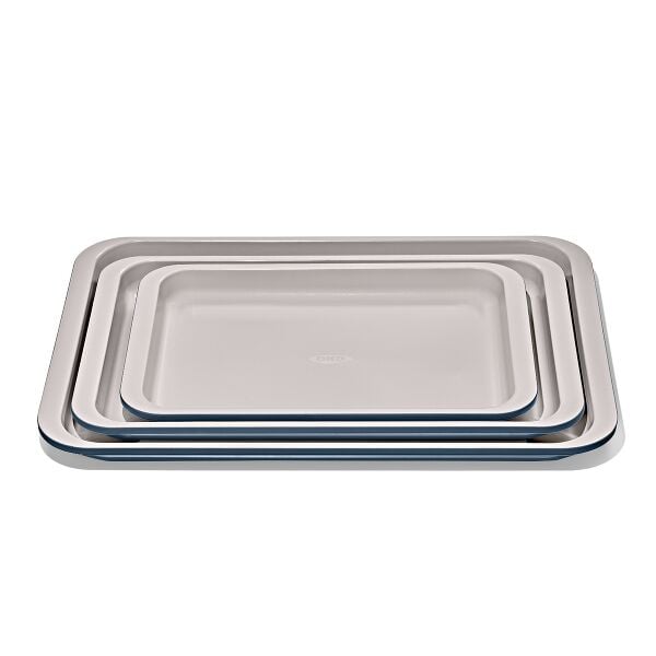 Non-Stick Pro Ceramic Coated Metal Bakeware 3 Pc Set R1