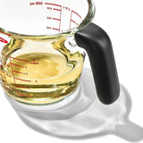 2 Cup Glass Measuring Cup with Lid J2