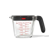 2 Cup Glass Measuring Cup with Lid J2