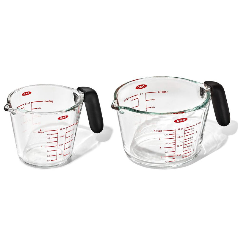 2-Cup and 4-Cup Glass Measuring Cup Set Q7