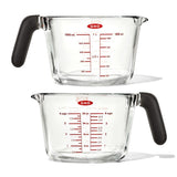 2-Cup and 4-Cup Glass Measuring Cup Set Q7