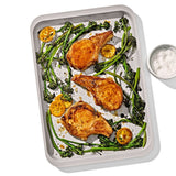 Non-Stick Pro Ceramic Coated Metal Bakeware Half Sheet Pan L0