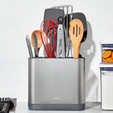 Adjustable Stainless Steel Utensil Holder - Large F3