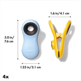 Magnetic All-Purpose Clips - 4-Pack - assorted colors J6