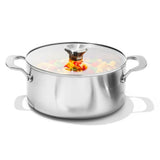 Stainless Steel Mira Series 5.2qt Casserole And Lid V1
