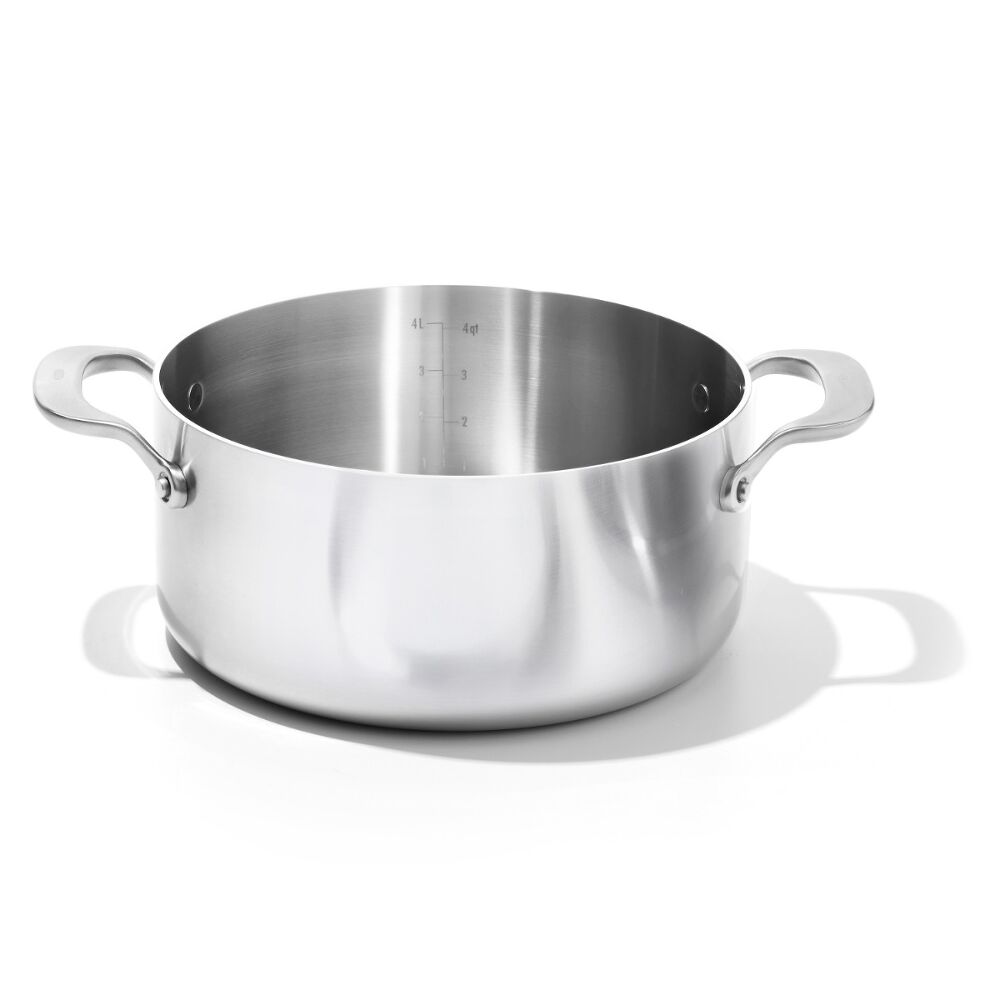 Stainless Steel Mira Series 5.2qt Casserole And Lid V1
