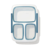 Prep & Go 4.1-Cup Divided Container - Ocean Blue G4