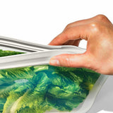 Silicone Reusable Bag - Stand-Up Quart (32 oz) - Oat E8
