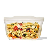Silicone Reusable Bag - Stand-Up Quart (32 oz) - Oat E8