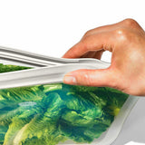Silicone Reusable Bag - Half Gallon Bag (64 oz) - Oat N7