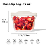 Silicone Reusable Bag - Stand-Up Snack (12 oz) – Oat H8