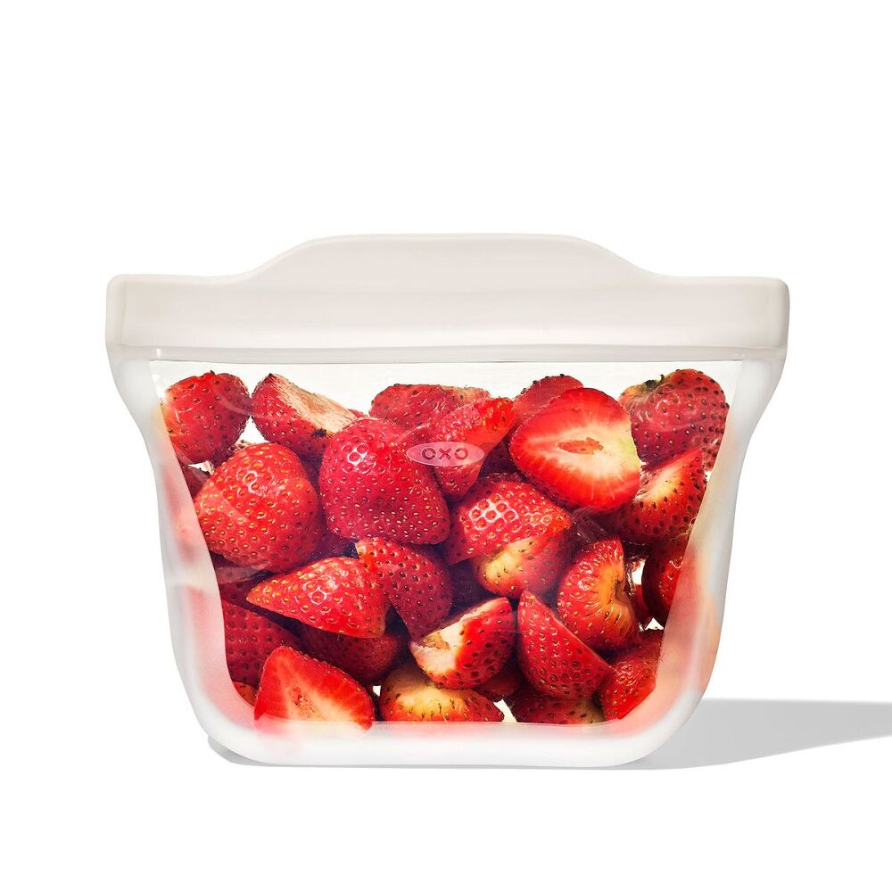 Silicone Reusable Bag - Stand-Up Snack (12 oz) – Oat H8