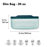 Silicone Reusable Bag - Slim Bag (20 oz) - Lagoon P1