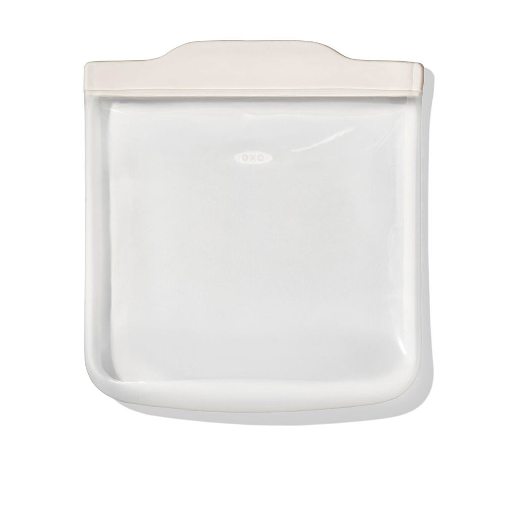 Silicone Reusable Bag - Sandwich Bag (28 oz) - Oat A3