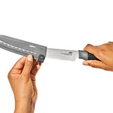 5 in Serrated Utility Knife with Locking Sheath I9