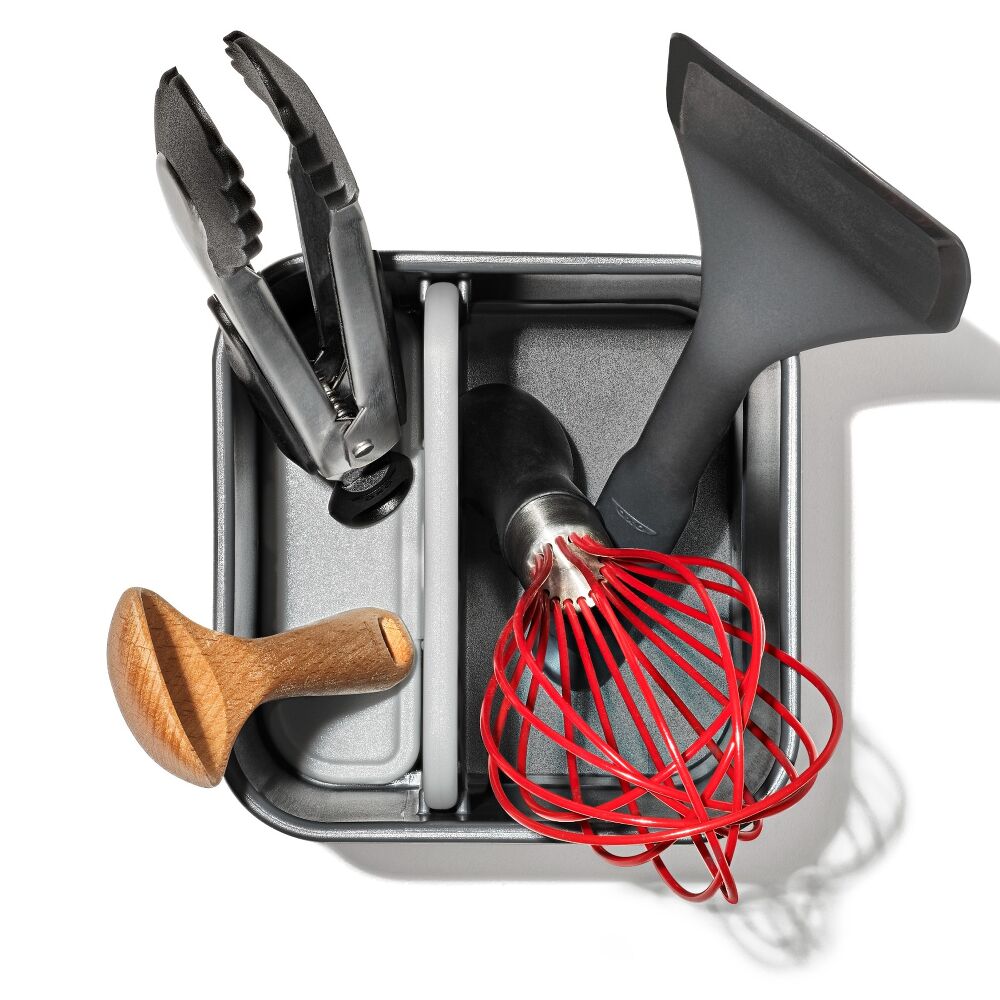 Adjustable Stainless Steel Utensil Holder - Small Y3