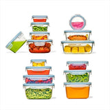 30-Piece Smart Seal Container Set - Arctic Blue K5