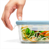 16-Piece Smart Seal Glass Everyday Container Set - Arctic Blue D5