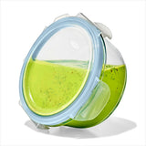 Smart Seal 7-Cup Glass Round Container - Arctic Blue Q4