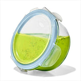 Smart Seal 1-Cup Glass Round Container - Arctic Blue U7