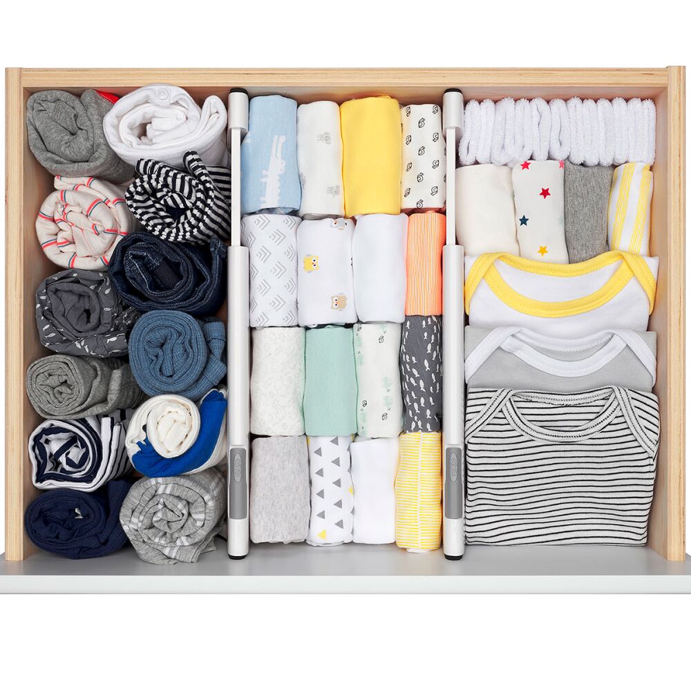 OXO TOT Expandable Dresser Drawer Divider - 4 Pack U3
