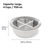 OXO Pet Easy-Clean Slow Feeder - Large, 4 Cups/950 ml X8