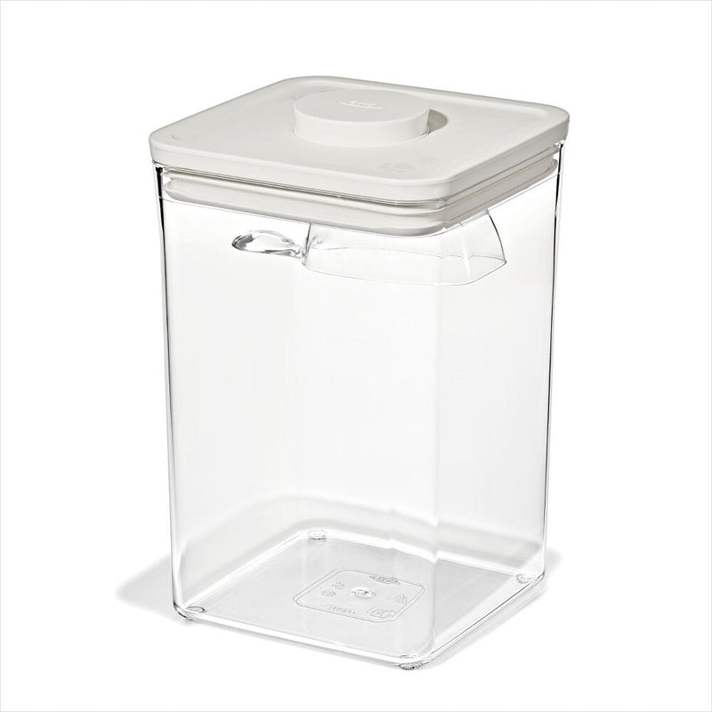 OXO Pet POP Container with Scoop — Big Square Medium — 4.4 Qt/4.2 L R0