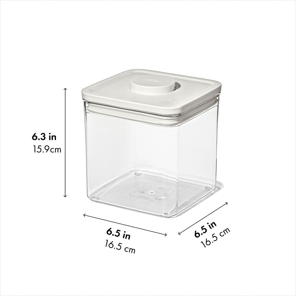 OXO Pet POP Container — Big Square Short — 2.8 Qt/2.6 L S4