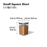 POP Container - Small Square Short (1.1 Qt/1.0 L) L7
