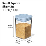 3-Piece POP Container Set with Mini Scoops M4