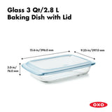 Glass Baking Dish with Lid (3.0 Qt) N9