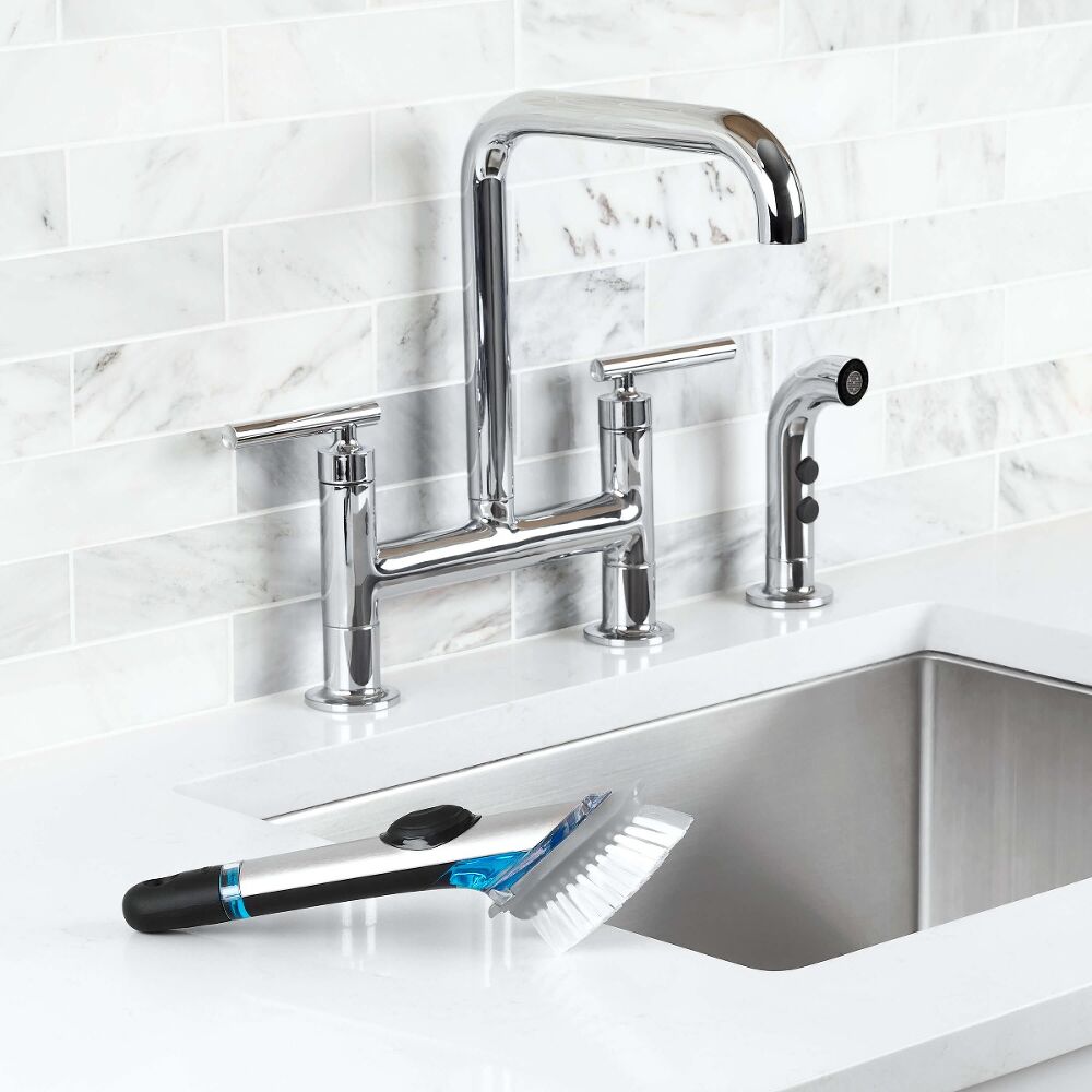 Steel Soap Dispensing Dish Brush Refills M7
