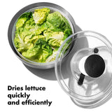 Steel Salad Spinner X1