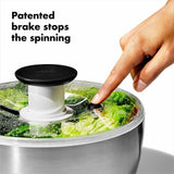 Steel Salad Spinner X1