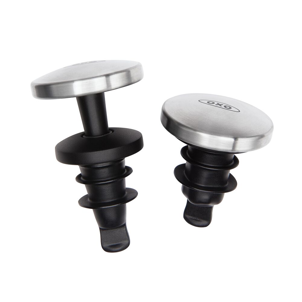 2-Piece Spillproof Wine Stopper I0