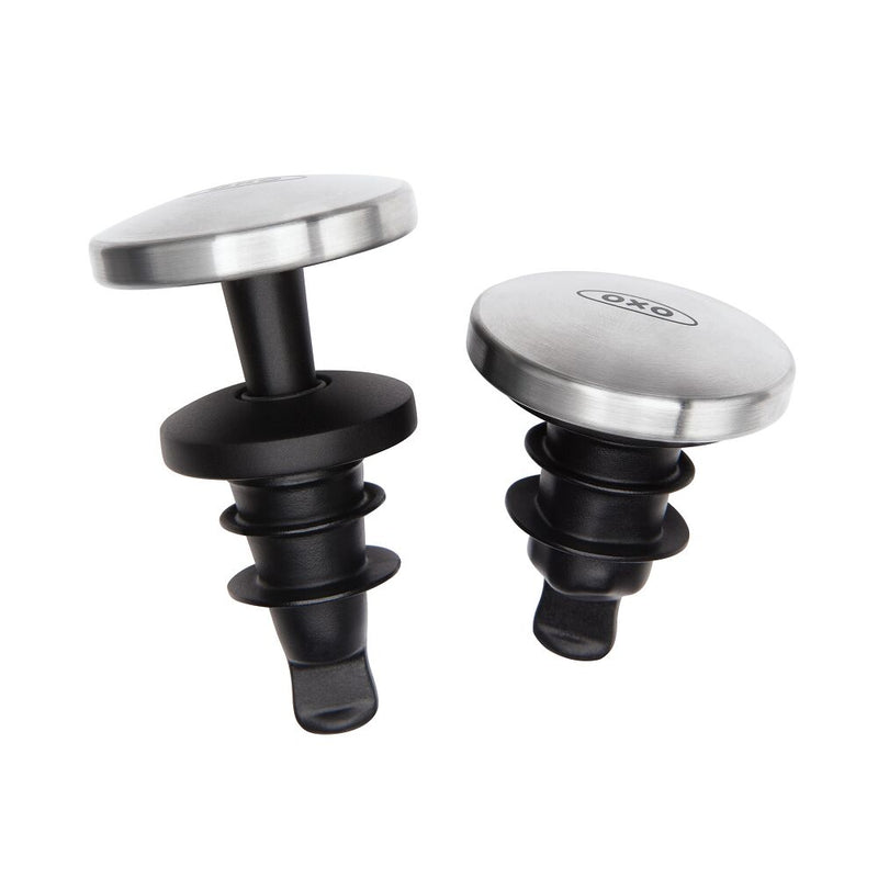 2-Piece Spillproof Wine Stopper I0