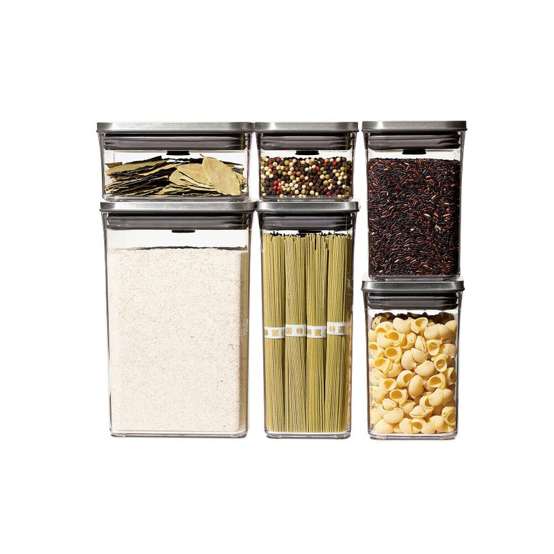 Steel 6-Piece POP Container Set S9