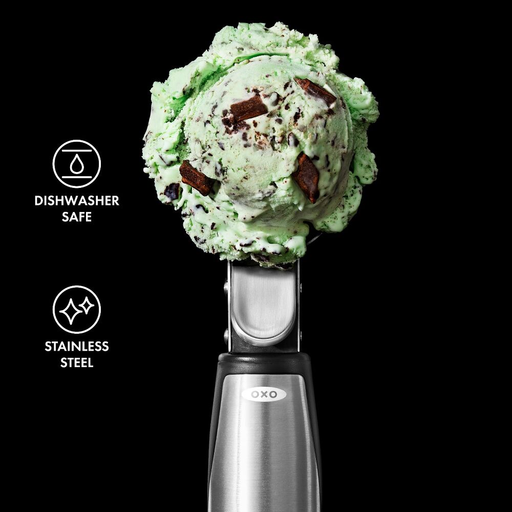 Steel Lever Ice Cream Scoop T6