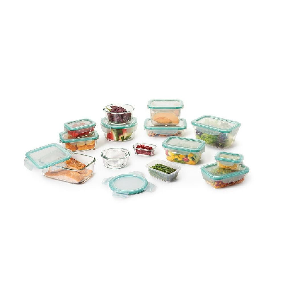 OXO Good Grips 30 Piece Smart Seal Glass & Plastic Container Set B1